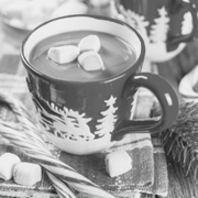 Hot chocolate and candy canes