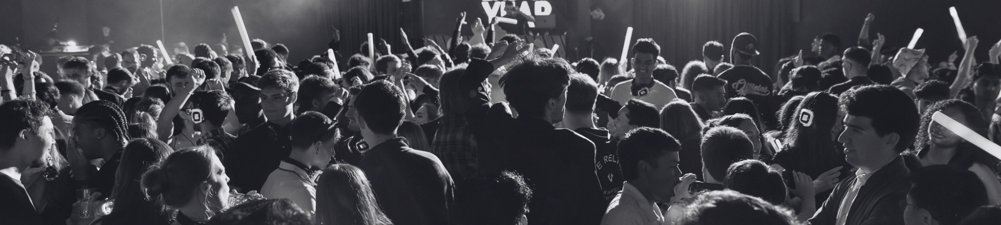 Students partying in The Loft, The Forum Hertfordshire