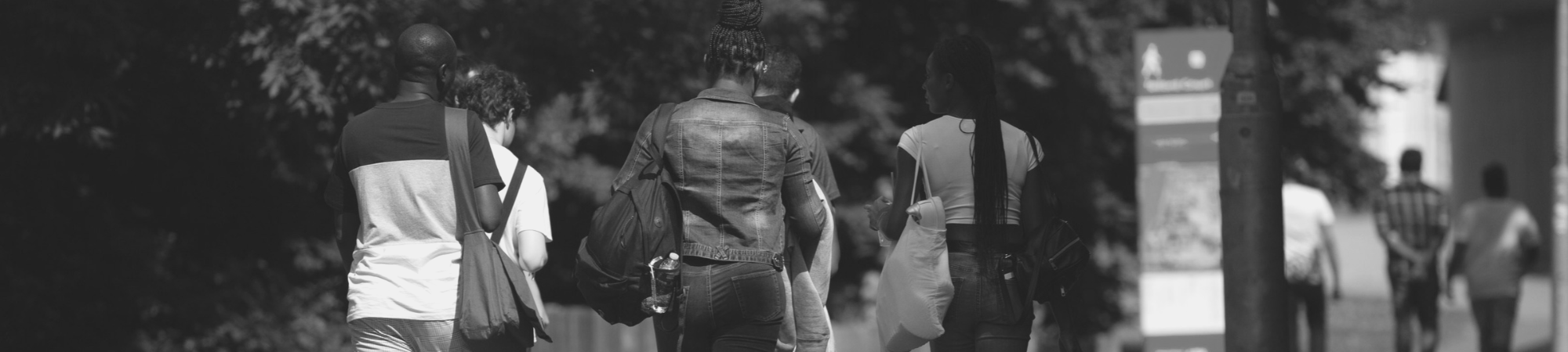 Students on campus