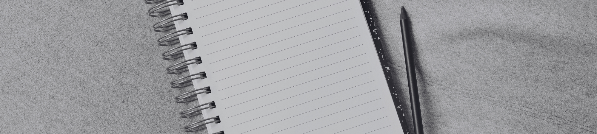 Notepad and pen