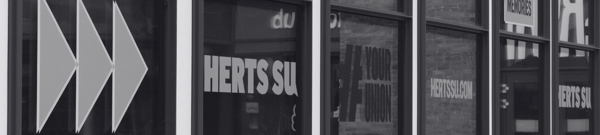 Exterior of the Herts SU office on College Lane