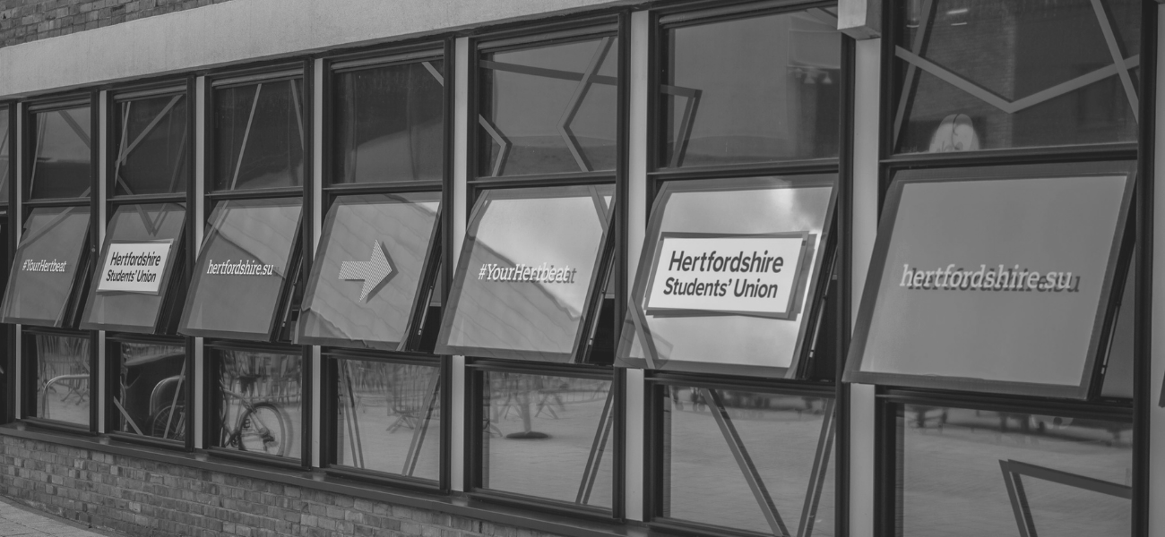 The outside of our office