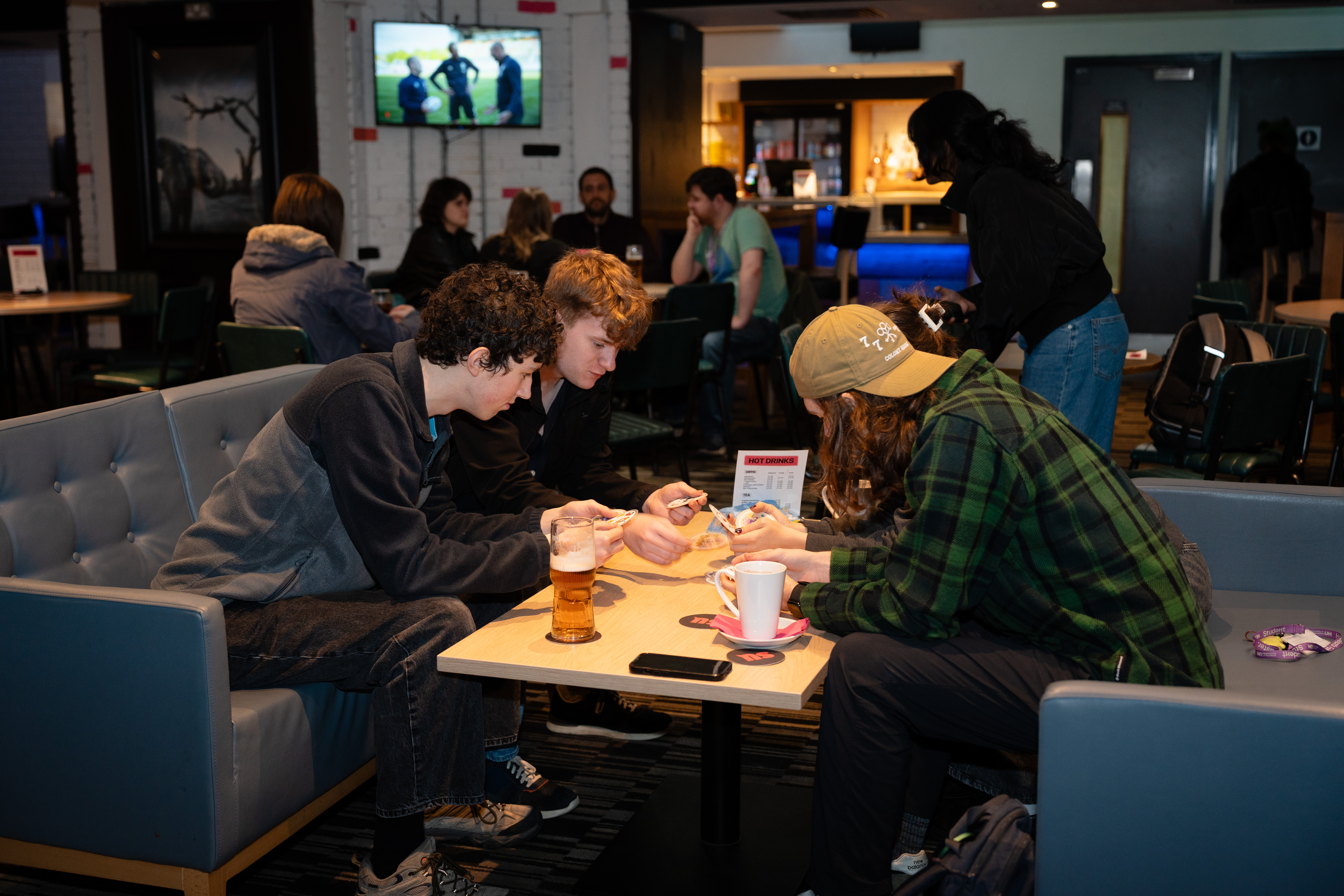 Students inside the elehouse